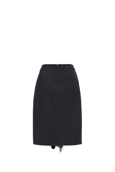 Shop Pinko Skirt In Black