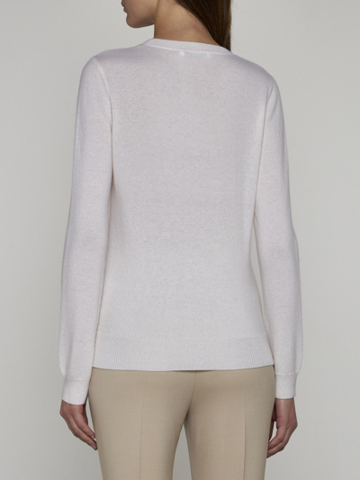 Shop Max Mara Bari Sweater In Bianco
