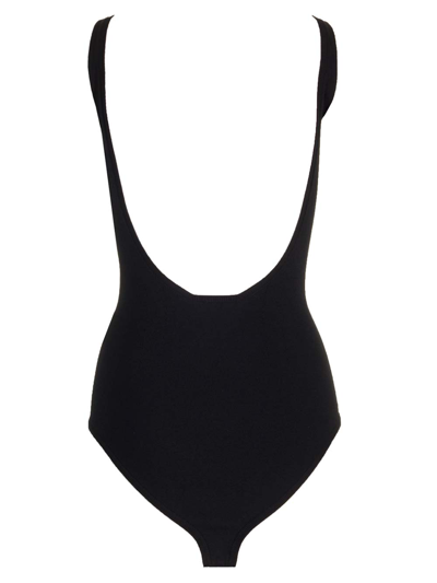 Shop Alexander Mcqueen V-neck Sleeveless Bodysuit In Black