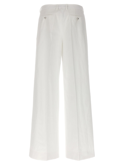 Shop Dolce & Gabbana Flare Pants In White