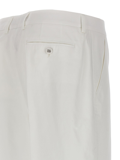 Shop Dolce & Gabbana Flare Pants In White