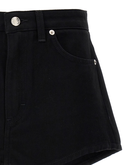 Shop Dolce & Gabbana Denim Shorts In Black