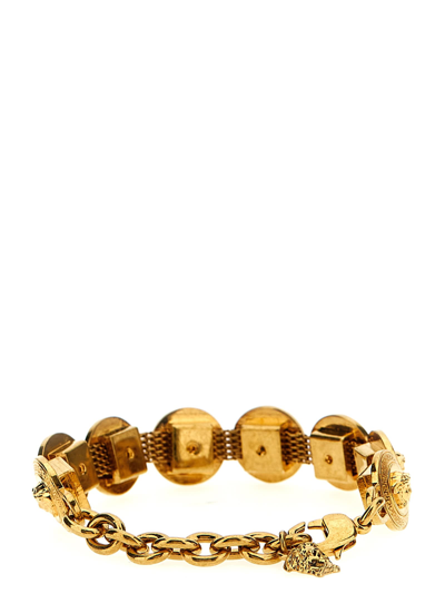 Shop Versace Tribute Medusa Bracelet In Gold
