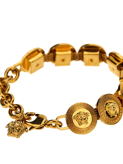 Versace Tribute Medusa Chain Bracelet In Gold