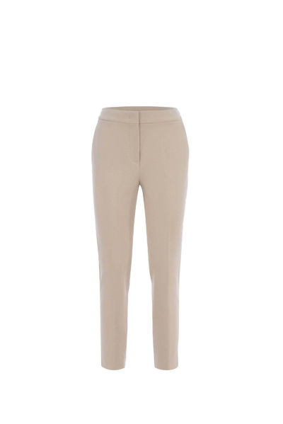 Shop Max Mara Pegno Regular Fit Trousers In Cacha Chiaro