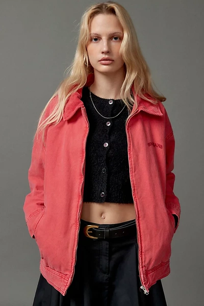 Shop Bdg Dex Canvas Workwear Jacket In Pink, Women's At Urban Outfitters