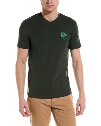 Shop Armani Exchange T-shirt In Green