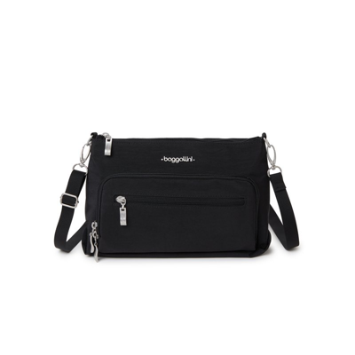 Shop Baggallini Women's Day To Day Crossbody Bag In Black