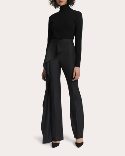 Shop Safiyaa Women's Giulia Knit Turtleneck Top In Black