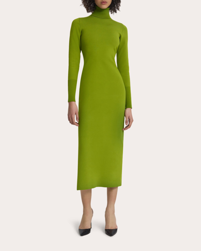 Shop Safiyaa Women's Myaree Knit Midi Dress In Green
