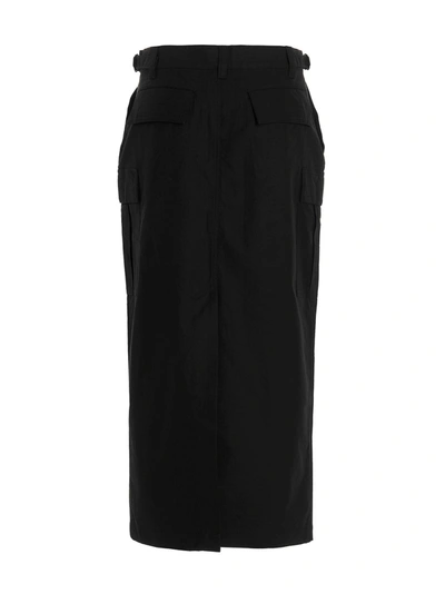 Shop Wardrobe Nyc Cargo Skirts Black
