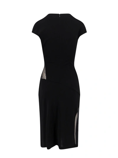 Shop Givenchy Viscose Dress With 4g Mesh Insert