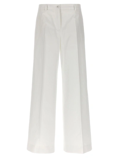 Shop Dolce & Gabbana Flare Pants White
