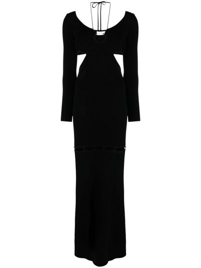 Shop Nanushka Varda Ribbed Convertible Dress - Women's - Viscose/polyamide/elastane In Black