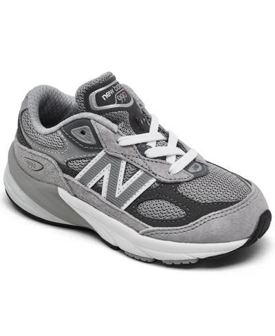 Shop New Balance Toddler Kids 990 V6 Casual Sneakers From Finish Line In Gray,black