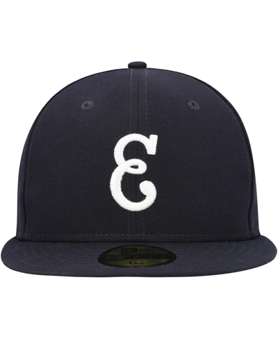 New Era Men's  Navy Houston Astros Turn Back The Clock 59fifty Fitted Hat In Navy