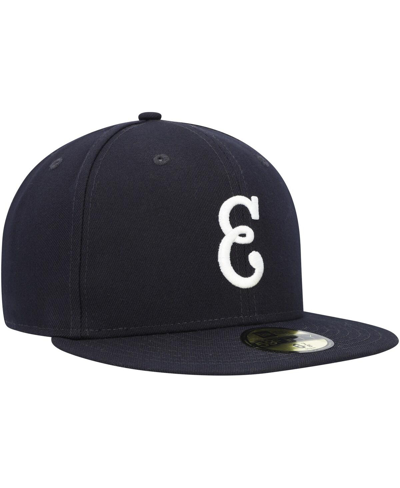 New Era Men's  Navy Houston Astros Turn Back The Clock 59fifty Fitted Hat In Navy