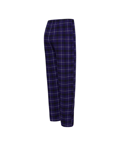 Shop Concepts Sport Men's  Purple, Black Baltimore Ravens Arctic T-shirt And Pajama Pants Sleep Set In Purple,black