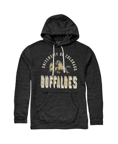 Shop Retro Brand Big Boys Original  Black Distressed Colorado Buffaloes Arch Block Tri-blend Pullover Hood