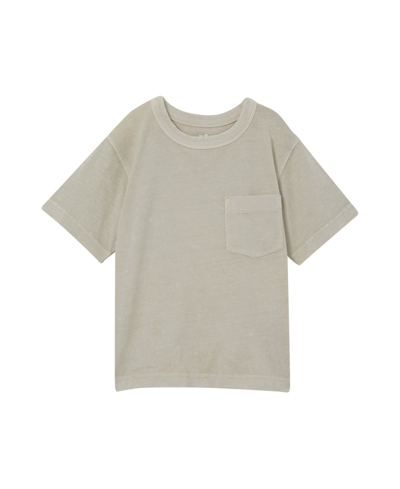 Shop Cotton On Big Boys The Essential Short Sleeve T-shirt In Rainy Day Wash