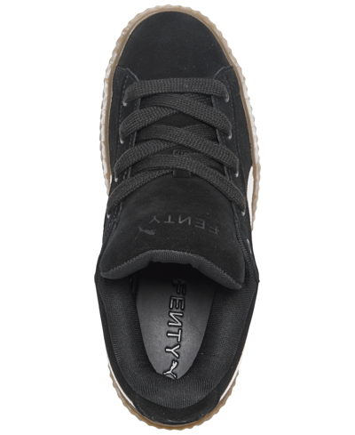 Shop Puma Fenty X  Women's Creeper Phatty Casual Sneakers From Finish Line In  Black,warm White,gum