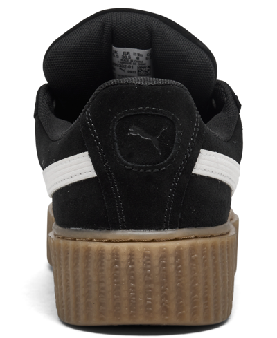 Shop Puma Fenty X  Women's Creeper Phatty Casual Sneakers From Finish Line In  Black,warm White,gum