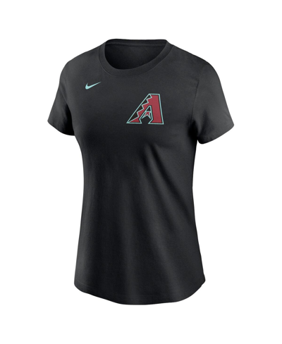 Shop Nike Women's  Corbin Carroll Black Arizona Diamondbacks 2024 Fuse Name And Number T-shirt