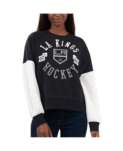 Shop G-iii 4her By Carl Banks Women's  Black Los Angeles Kings Team Pride Pullover Sweatshirt