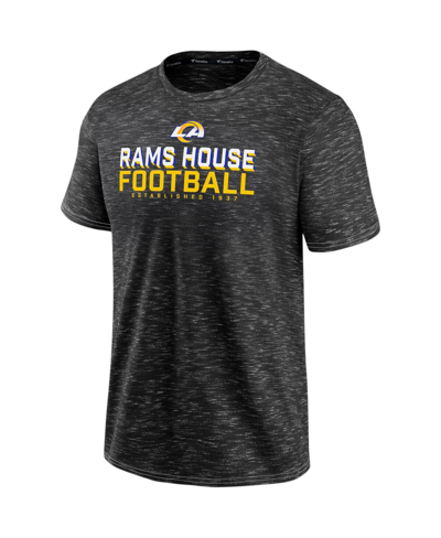 Fanatics Branded Charcoal Los Angeles Rams Component T-shirt In Charcoal