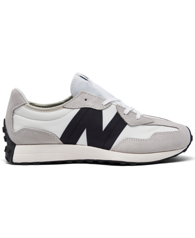 Shop New Balance Big Kids 327 Casual Sneakers From Finish Line In Gray,black