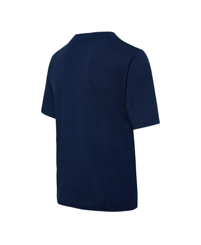 Concepts Sport Men's  Navy, Red New England Patriots Arctic T-shirt And Pajama Pants Sleep Set In Navy,red