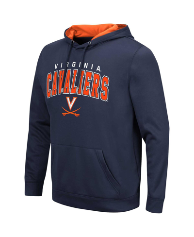 Shop Colosseum Men's  Navy Virginia Cavaliers Resistanceâ Pullover Hoodie