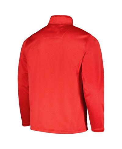 DUNBROOKE MEN'S DUNBROOKE HEATHER RED PHILADELPHIA PHILLIES EXPLORER FULL-ZIP JACKET 