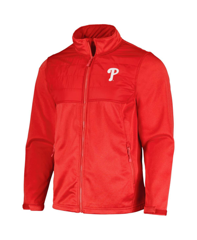 Dunbrooke Men's  Heather Red Philadelphia Phillies Explorer Full-zip Jacket In Heather Red