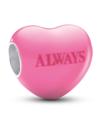 Pandora Sterling Silver With Color Changing Heart Charm In Red,pink