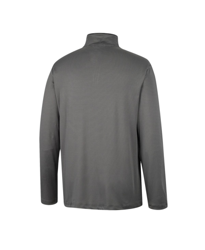 Colosseum Men's  Charcoal Oklahoma Sooners Logo Quarter-zip Sweatshirt In Charcoal