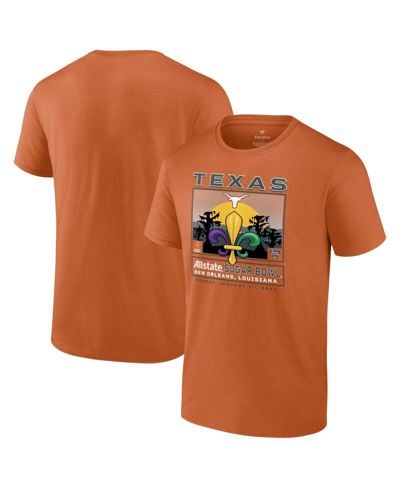 Shop Fanatics Men's  Texas Orange Texas Longhorns College Football Playoff 2024 Sugar Bowl T-shirt