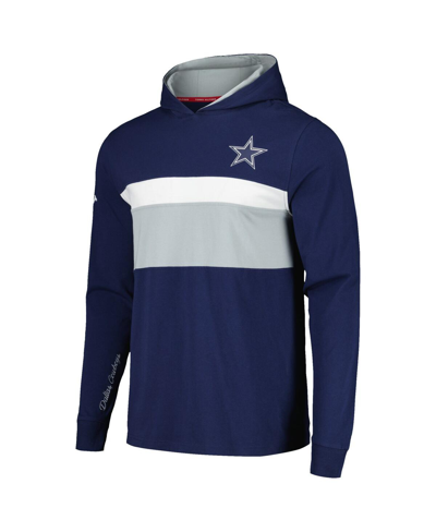 Tommy Hilfiger Navy Dallas Cowboys Morgan Long Sleeve Hoodie T-shirt In Navy