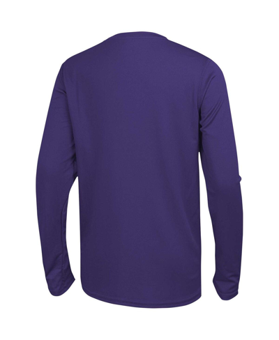 Shop Outerstuff Men's Purple Minnesota Vikings Side Drill Long Sleeve T-shirt