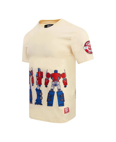 Shop Freeze Max Men's And Women's  Natural Transformers Optimus Prime T-shirt