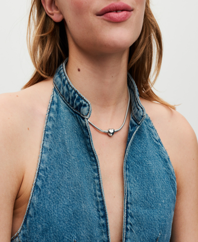Pandora Sterling Silver Snake Chain Necklace In Silver