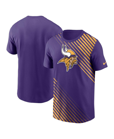 Shop Nike Men's  Purple Minnesota Vikings Yard Line Fashion Asbury T-shirt