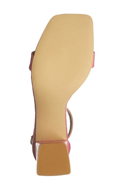 Shop Abound Finn Ankle Strap Sandal In Medium Pink Croco