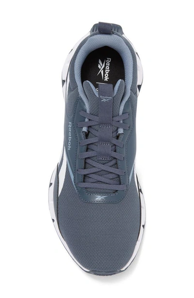 Shop Reebok Zig Dynamica Sneaker In Grey/ Blue/ White