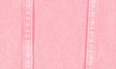 Shop Steve Madden Denim Trucker Jacket In Pink