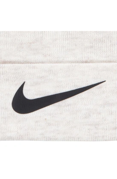 Shop Nike I Have Arrived T-shirt, Footed Leggings & Beanie Set In Pale Ivory Heather