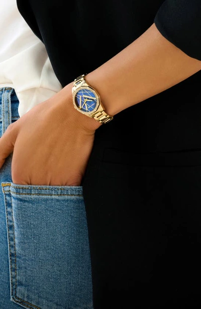 Shop Cerruti 1881 Jesina Swarovski Crystal Bracelet Watch, 30mm In Gold
