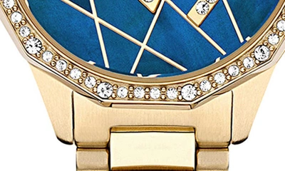 Shop Cerruti 1881 Jesina Swarovski Crystal Bracelet Watch, 30mm In Gold