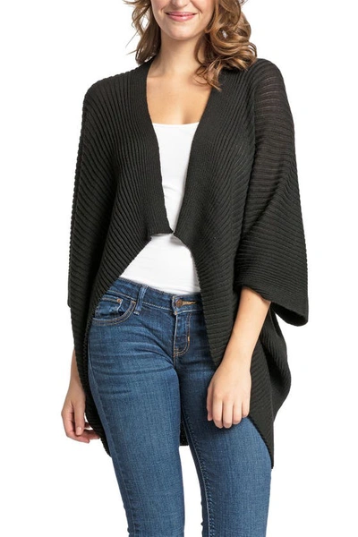 Shop Save The Ocean Ribbed Recycled Knit Topper In Black