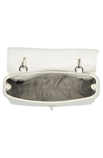 Shop Rebecca Minkoff Darren Top Handle Convertible Bag In Optic White